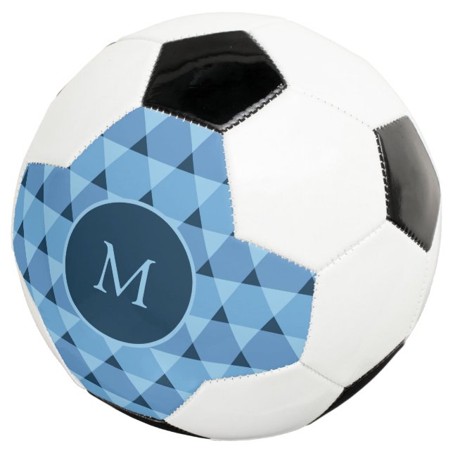 Balón De Fútbol Patrón de triángulos (Tres cuartos)