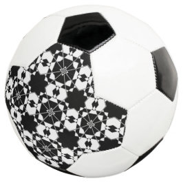 Balón De Fútbol Patrón de verificación retro minimalista – Diseño 