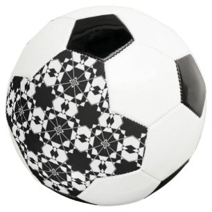 Balón De Fútbol Patrón de verificación retro minimalista – Diseño 