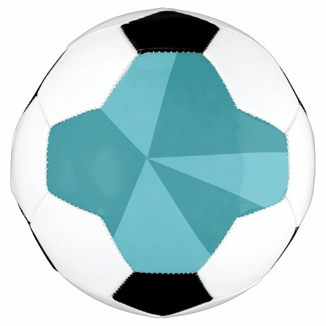 Balón De Fútbol Patrón geométrico de triángulos (Anverso)