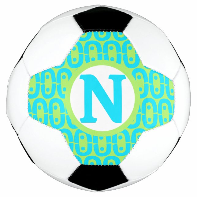 Balón De Fútbol patrón moderno colorido (Anverso)