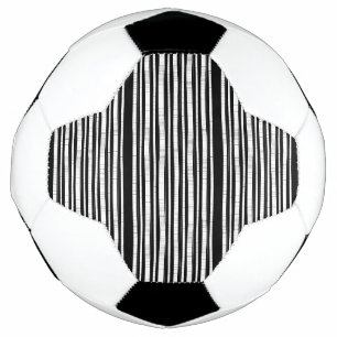 Balón De Fútbol Patrón Moderno de Rayas Verticales