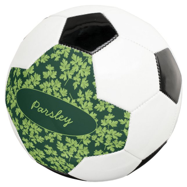 Balón De Fútbol Patrón Parsley (Tres cuartos)
