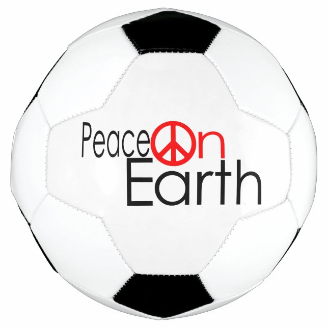Balón De Fútbol Paz en la Tierra (Anverso)