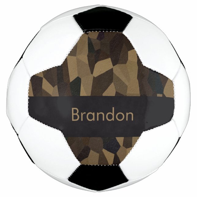 Balón De Fútbol Pegatina de patrones de formas geométricas de colo (Anverso)