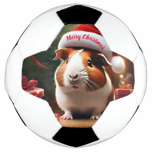 Balón De Fútbol "Pequeño ayudante de Santa Claus: El cerdo guinean