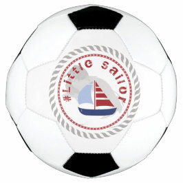 Balón De Fútbol Pequeño marinero limitado por camiseta para diseña
