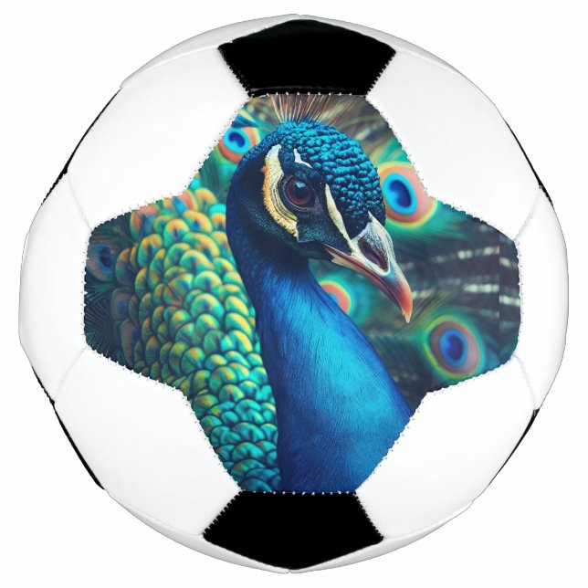 Balón De Fútbol Perfil de Peacock (Anverso)