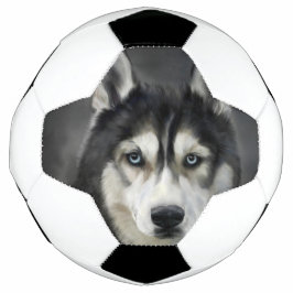 Balón De Fútbol Perro Husky Perro Grande Animal Mascota
