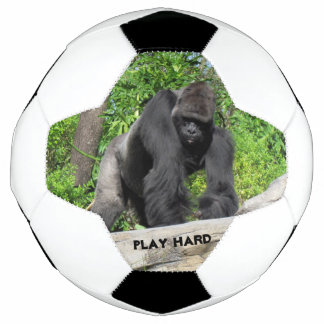 Balón De Fútbol Personalice esta bola de fútbol de gorila - Juegue
