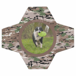Balón De Fútbol Personaliza Camo Nombre Perro Imagen Jugar