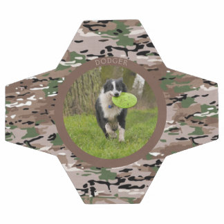 Balón De Fútbol Personaliza Camo Nombre Perro Imagen Jugar