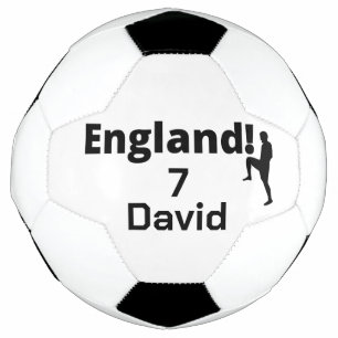 Balón De Fútbol Personalizable de jugador de fútbol de Inglaterra