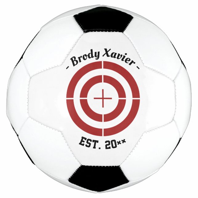 Balón De Fútbol Personalizable Nombre de destino Práctica Soccerba (Anverso)