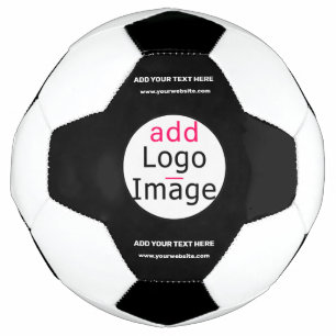 Balón De Fútbol Personalizable profesional Negra Blanco