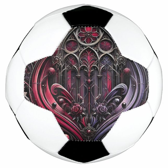 Balón de Fútbol Personalizado Arcos Góticos (Anverso)