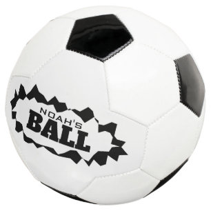 Balón de fútbol personalizado con diseño de hoyos