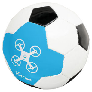 Balón de fútbol personalizado con logotipo de dron