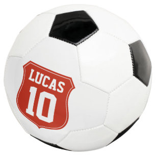 Balón de fútbol personalizado con número de camise
