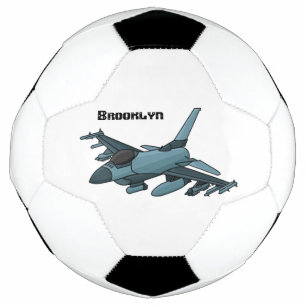 Balón De Fútbol Personalizado de avión de combate militar