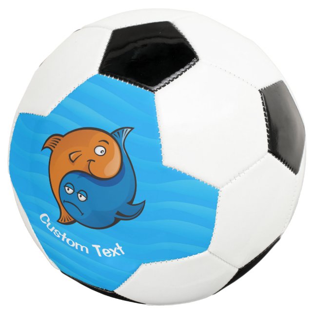Balón De Fútbol Personalizado de fútbol Yin Yang Fish Ball (Tres cuartos)