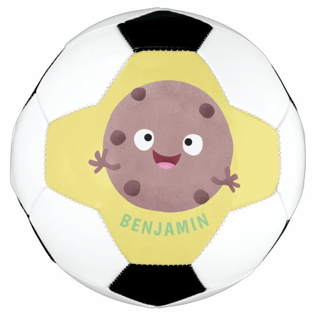 Balón De Fútbol Personalizado de galleta de chocolate inteligente (Anverso)
