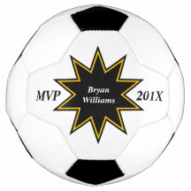 Personalizado de Gold Black Star MVP