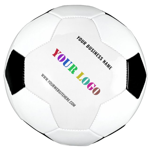 Balón De Fútbol Personalizado de logotipo de su empresa Plantilla  (Girado)