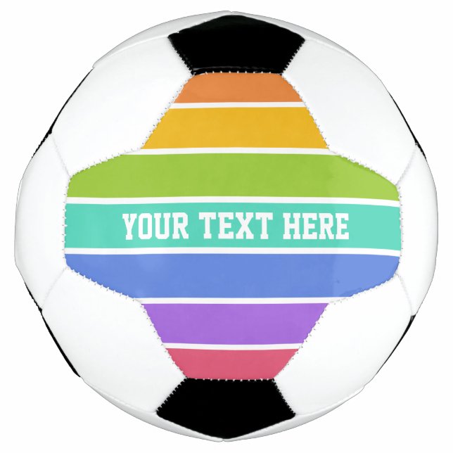Balón de fútbol personalizado de los colores del a (Anverso)