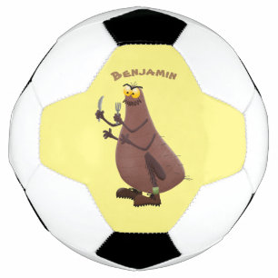 Balón De Fútbol Personalizado de pulgas fea hambrienta