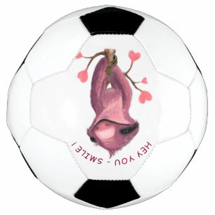 Balón De Fútbol Personalizado de sonrisa divertida romántica - Per