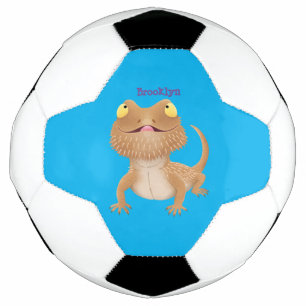 Balón De Fútbol Personalizado del lagarto de dragón barbudo
