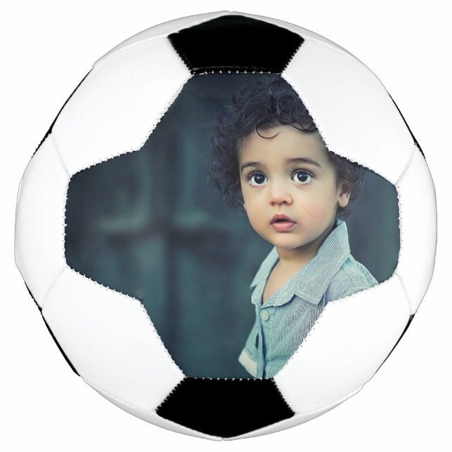 Balón De Fútbol Personalizado Foto Cute Kid Añadir tu imagen (Anverso)