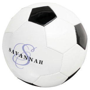 Balón De Fútbol Personalizado Monograma Nombre Deporte divertido M