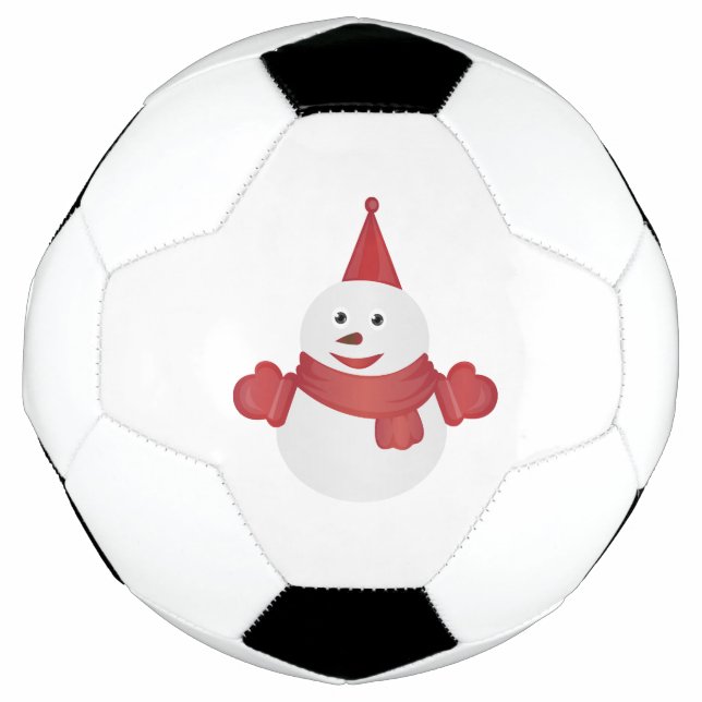 Balón De Fútbol Personalizado Snowman (Anverso)