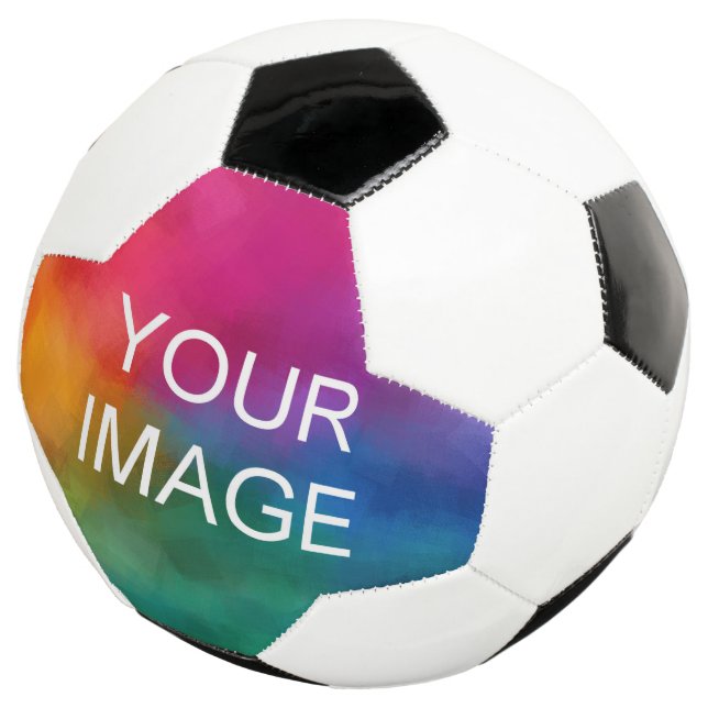 Balón De Fútbol Personalizado Template Business Company Logo Image (Tres cuartos)