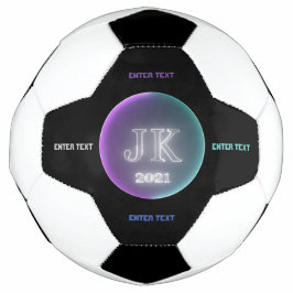 Balón De Fútbol Personalizado Textos JK 2021 Soccer Ball