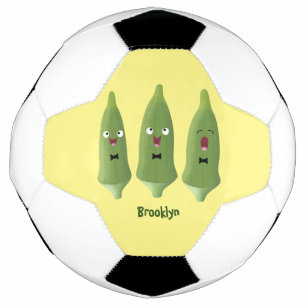 Balón De Fútbol Personalizado vegetal de okra cantante