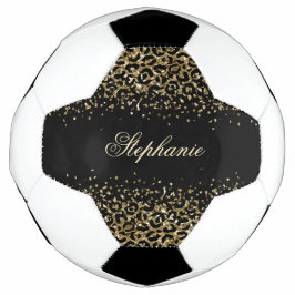 Balón De Fútbol Personalizar Chicas de Purpurinas de impresión de 