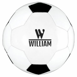 Balón De Fútbol Personalize Monogram Name