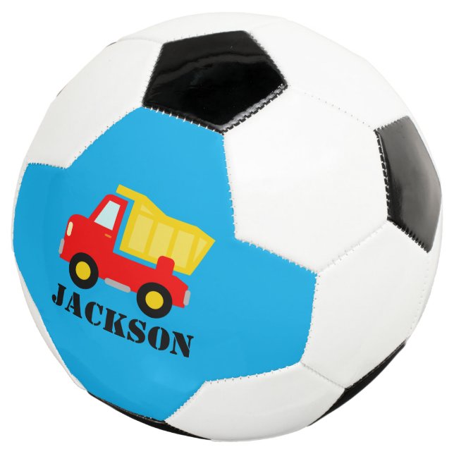 Balón De Fútbol Personalized cute toy red dump truck lorry kid's (Tres cuartos)