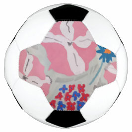 Balón De Fútbol Petunias y flores de verano