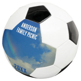 Balón De Fútbol Picinato de la familia anual arcoiris de la Reunió
