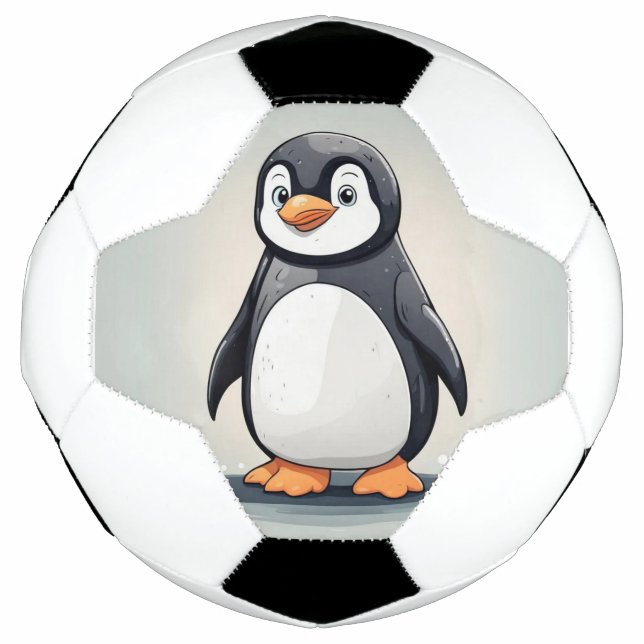 Balón De Fútbol Pingüino adorable (Anverso)