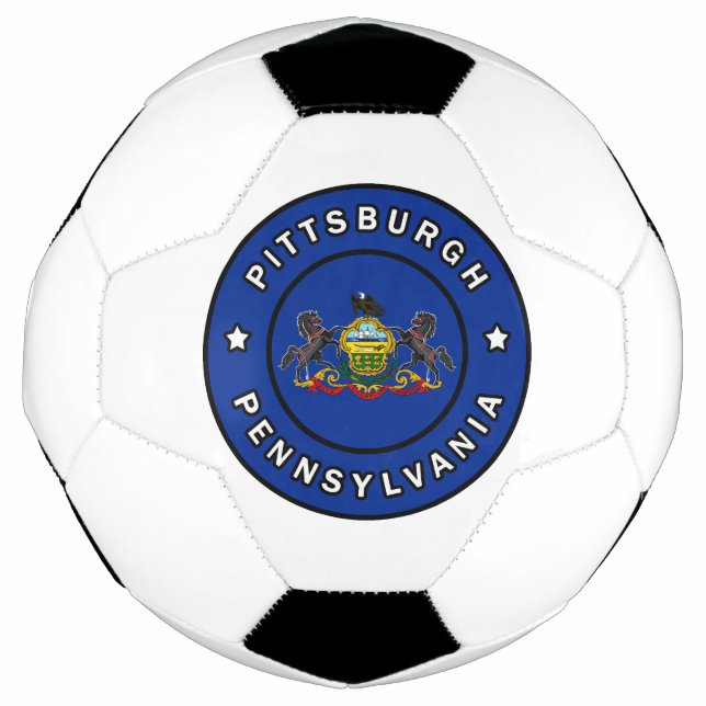 Balón De Fútbol Pittsburgh Pennsylvania (Anverso)