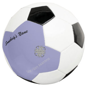 Balón De Fútbol Plantilla de la cinta de opciones gris por Kenneth