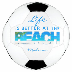 Balón De Fútbol PLAYA de texto de personalizado