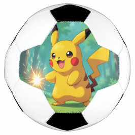 Balón De Fútbol Pokémon und seine Treue Freunde Leinwanddruck