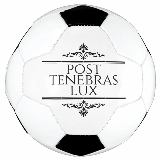 Balón De Fútbol Post Tenebras Lux (Anverso)