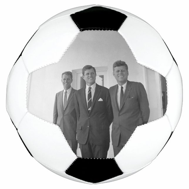 Balón De Fútbol Presidente John Kennedy y Brothers American Camelo (Anverso)